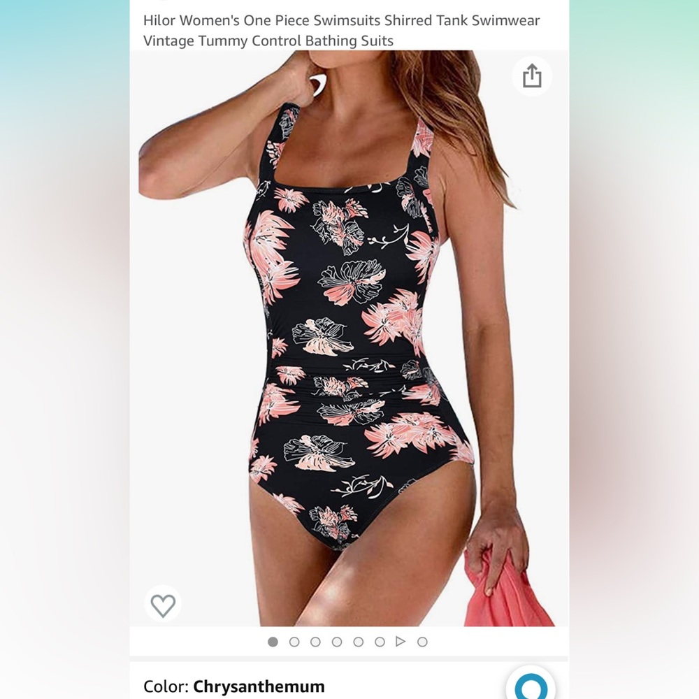 Hilor Women's One Piece Swimsuit